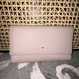 ♠️Kate Spade Mikas Pond Phoenix Saffiano trifold wallet